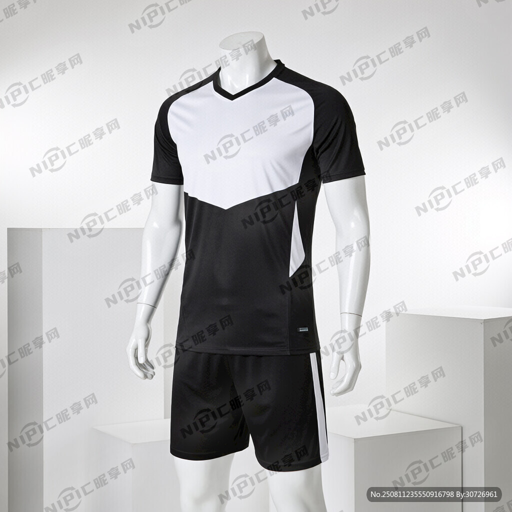 生产一套足球服样板