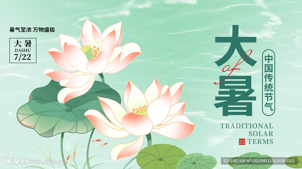 大暑展板