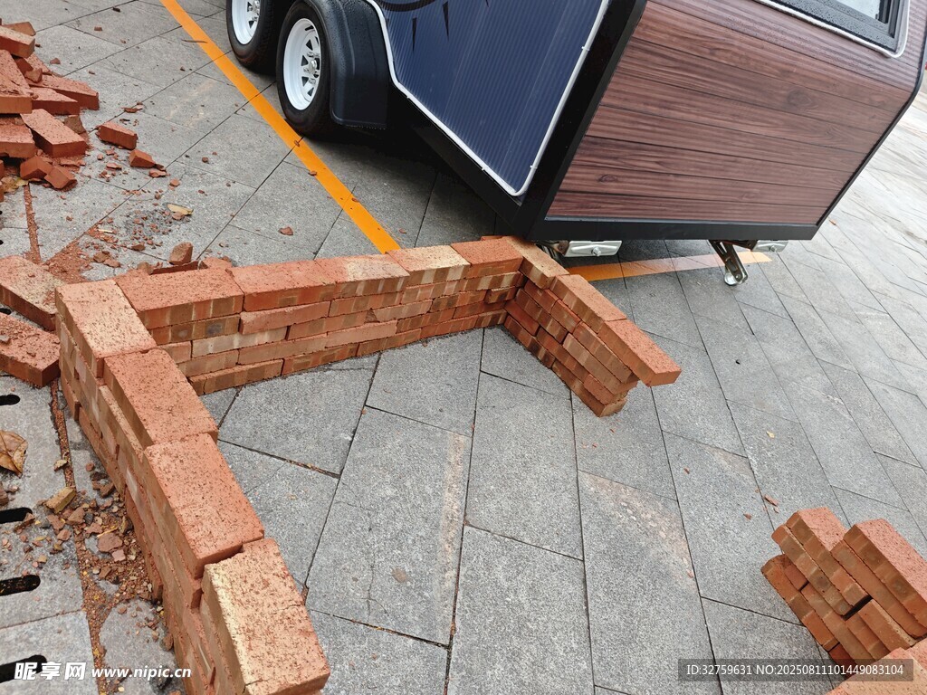 搭建户外砖结构场景
