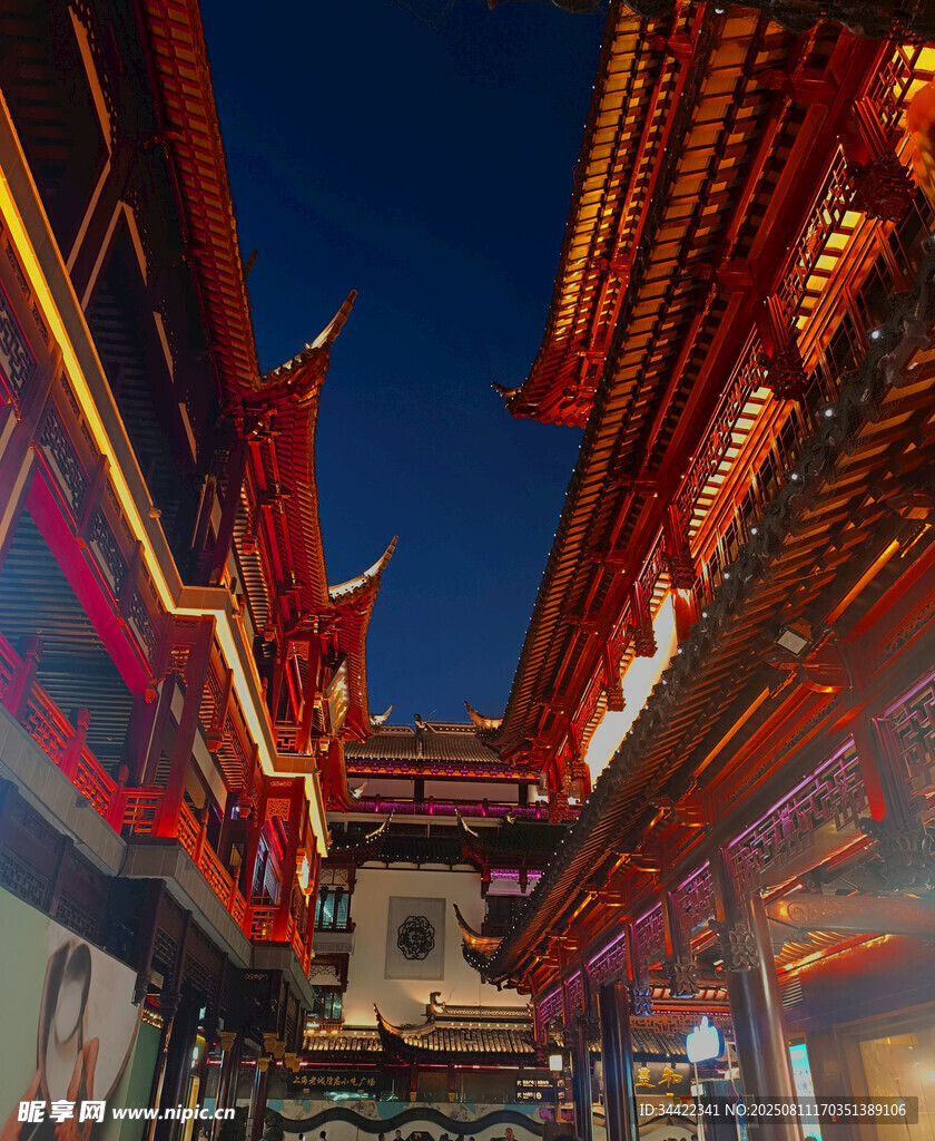 上海豫园夜景