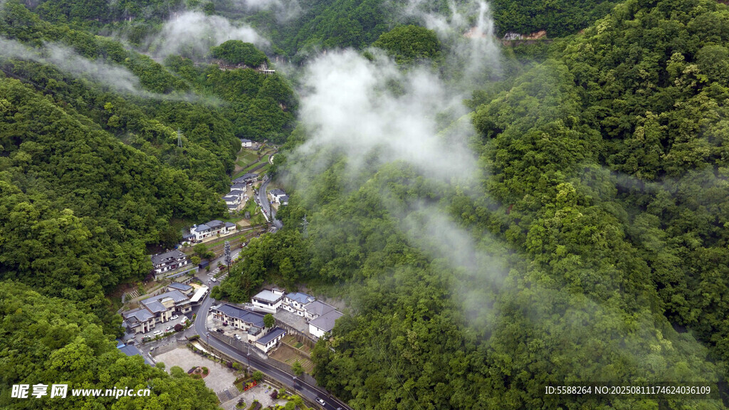 航拍景区