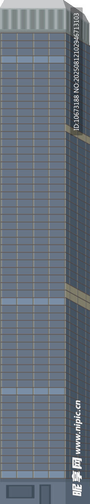 灰色条纹质感建筑外观