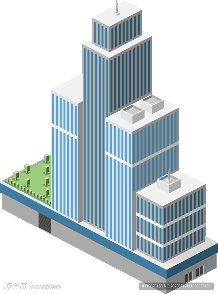 现代城市建筑群