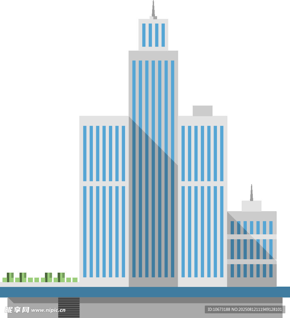 现代城市高楼建筑景观