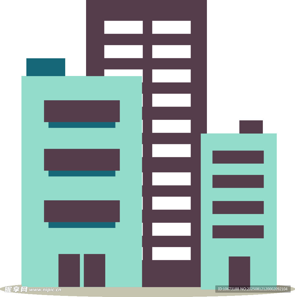 城市中的多彩建筑