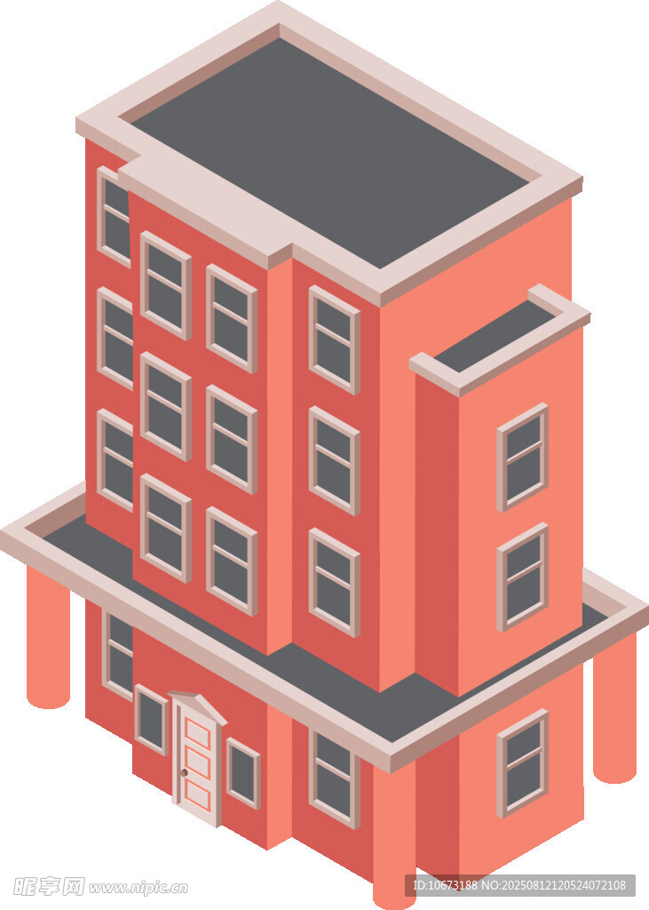 复古风格多层建筑