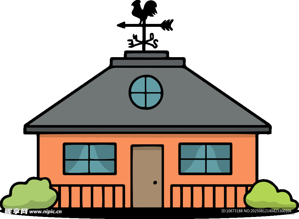 可爱卡通小屋