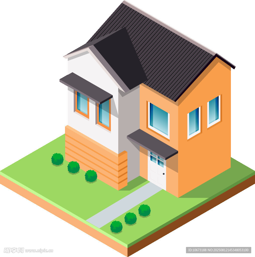 简约现代风格两层小住宅