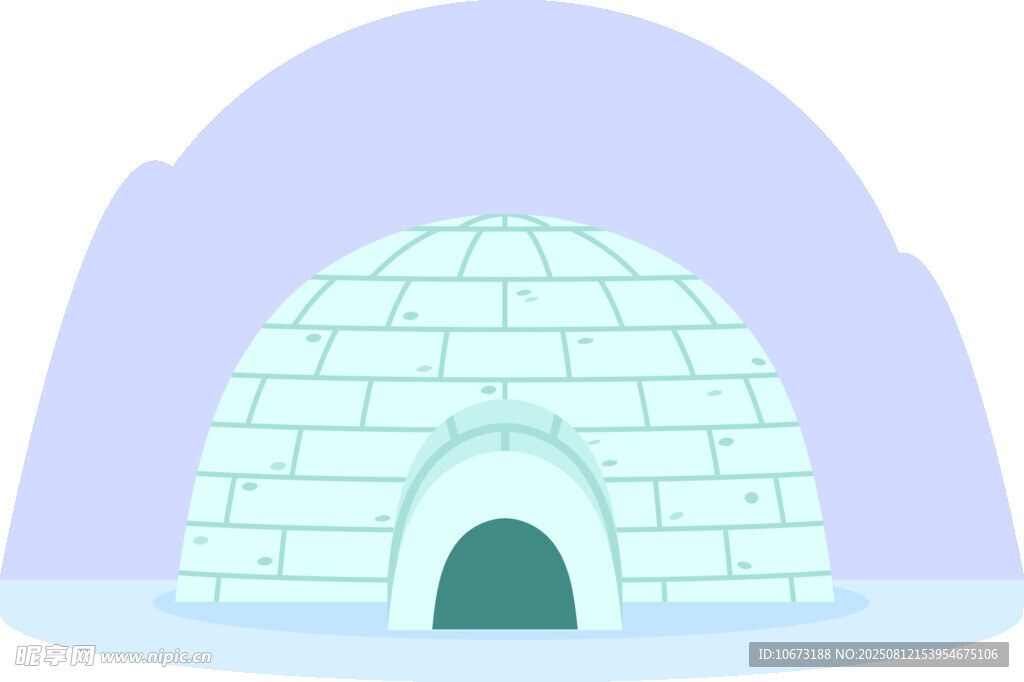 冰雪圆顶小屋