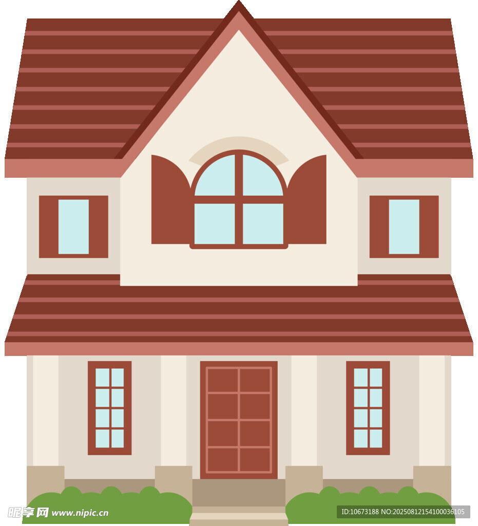 两层温馨住宅外观图