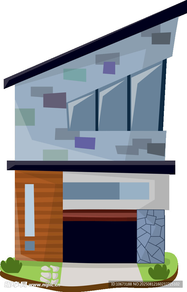 现代风格两层住宅外观