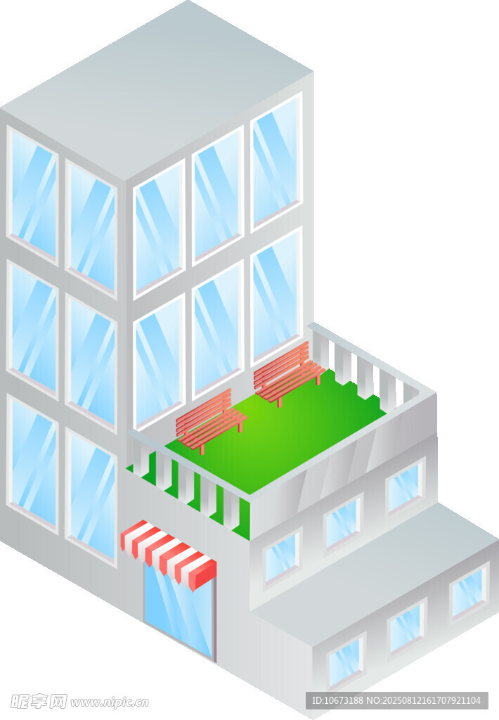 现代建筑屋顶绿化景观