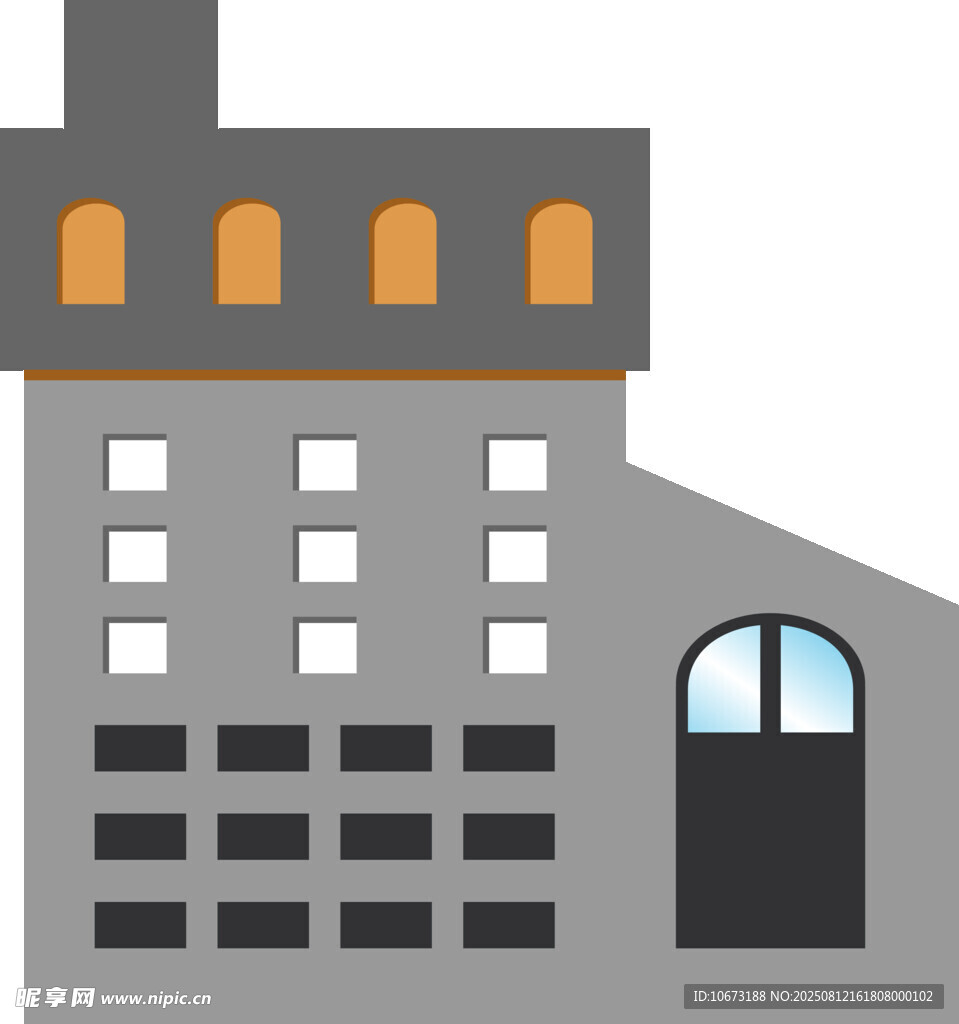 工业风建筑图标