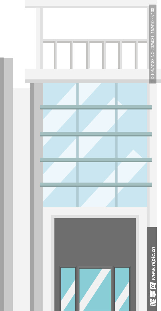 现代风格玻璃幕墙建筑