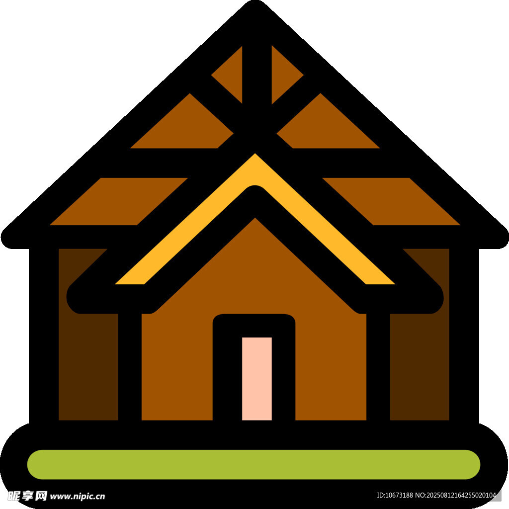 简约风格小屋图标