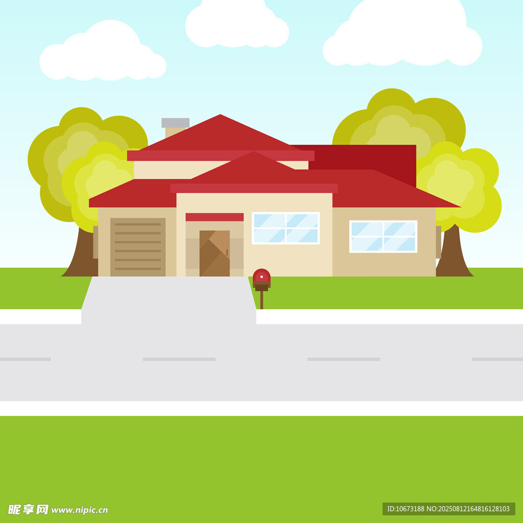 温馨独栋住宅外观