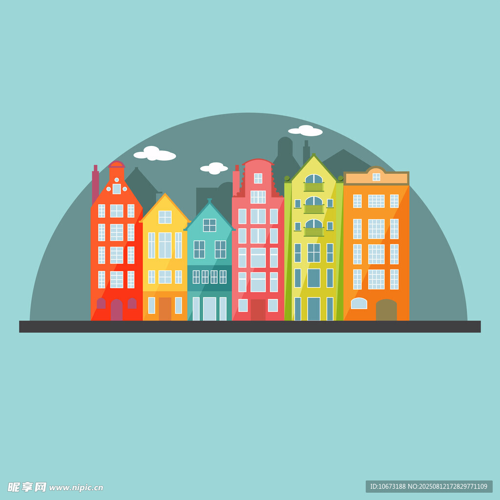多彩城市建筑景观