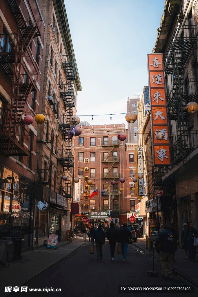 欧洲城市街道景象