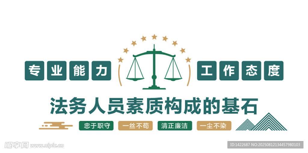 法务人员素质基石标识