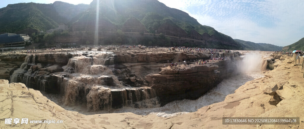 大西北揽胜黄河壶口瀑布全景