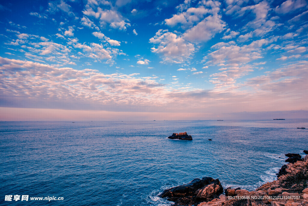 东极岛海水背景