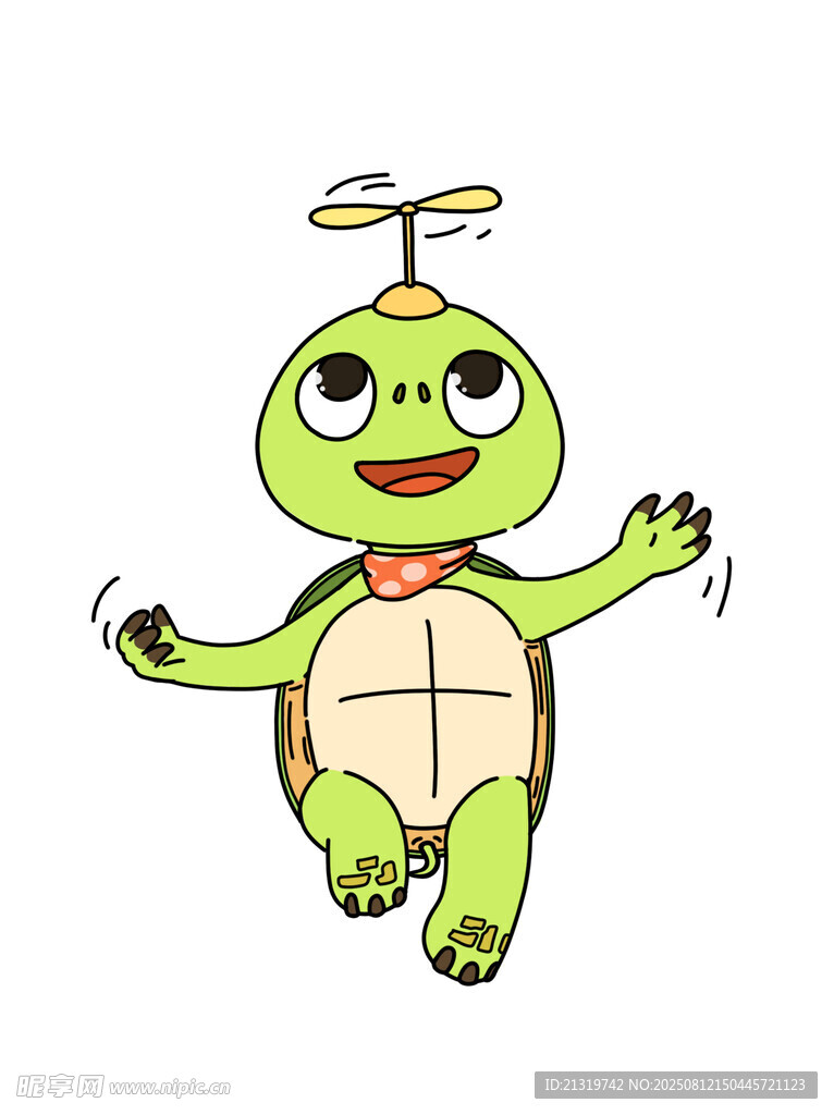 卡通乌龟插画