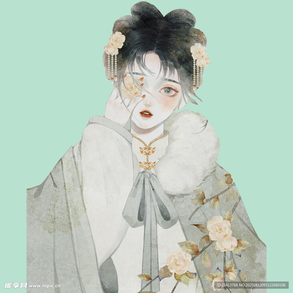 古风汉服少女优雅形象