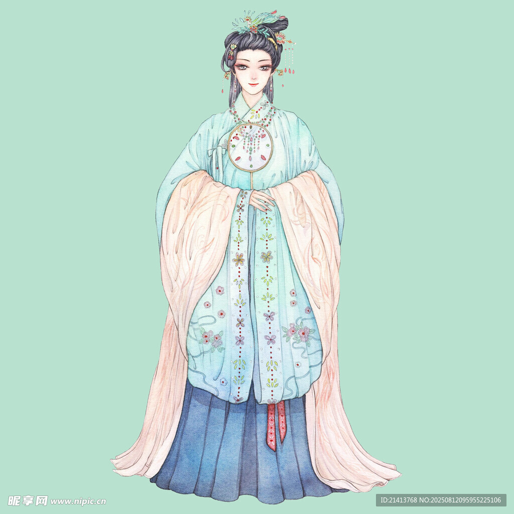 古风汉服女子优雅形象