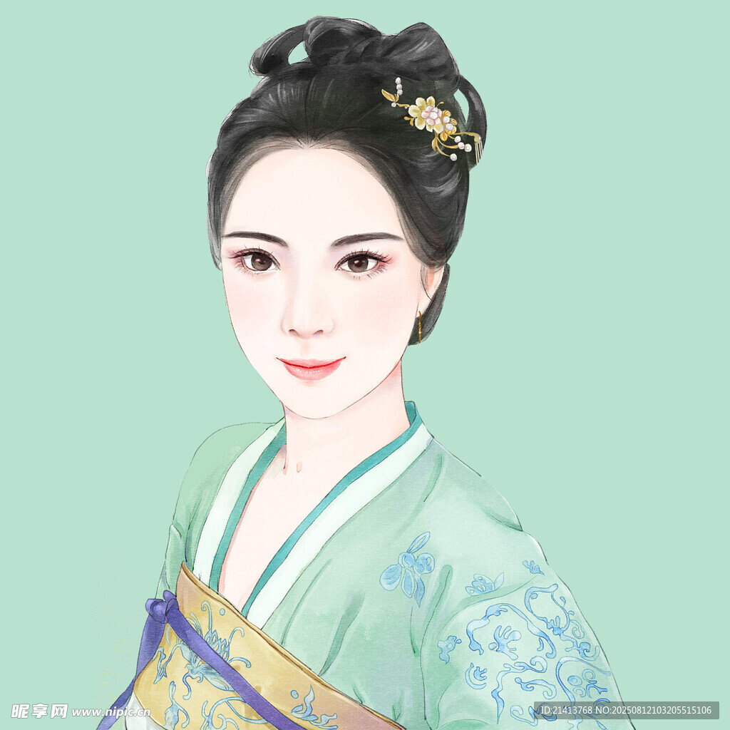 古风女子 典雅汉服造型