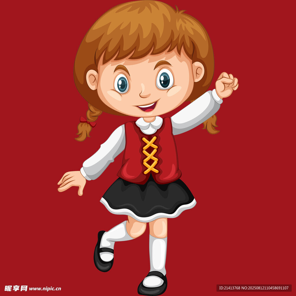 跳舞的小女孩