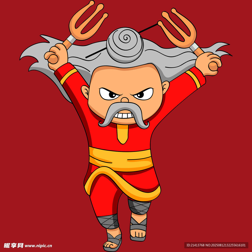 卡通版老神仙形象