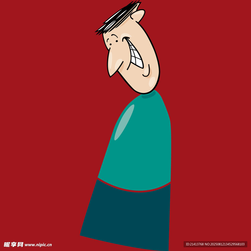 红衣女士优雅侧身姿态