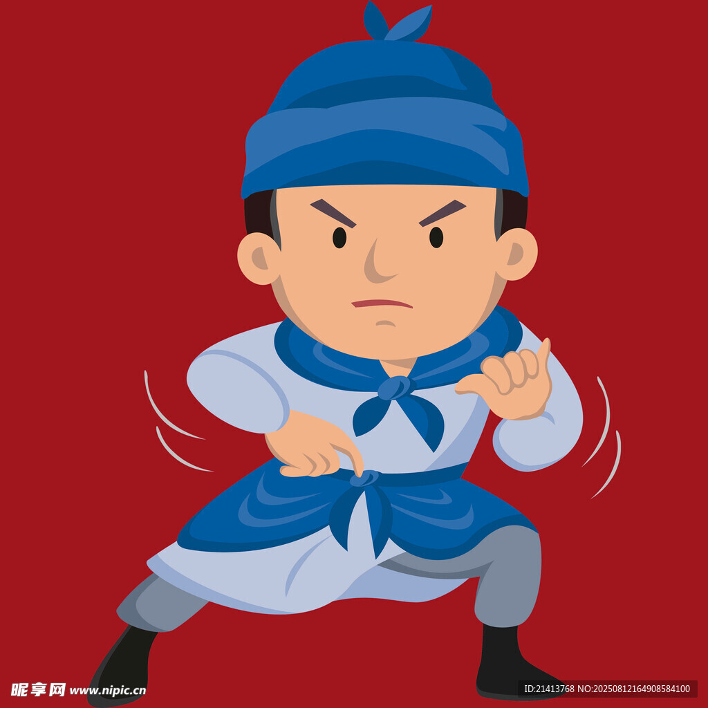 英勇小侠客 武术姿态展示