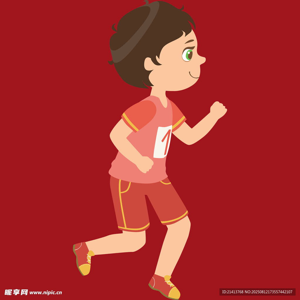 奔跑的红衣少年