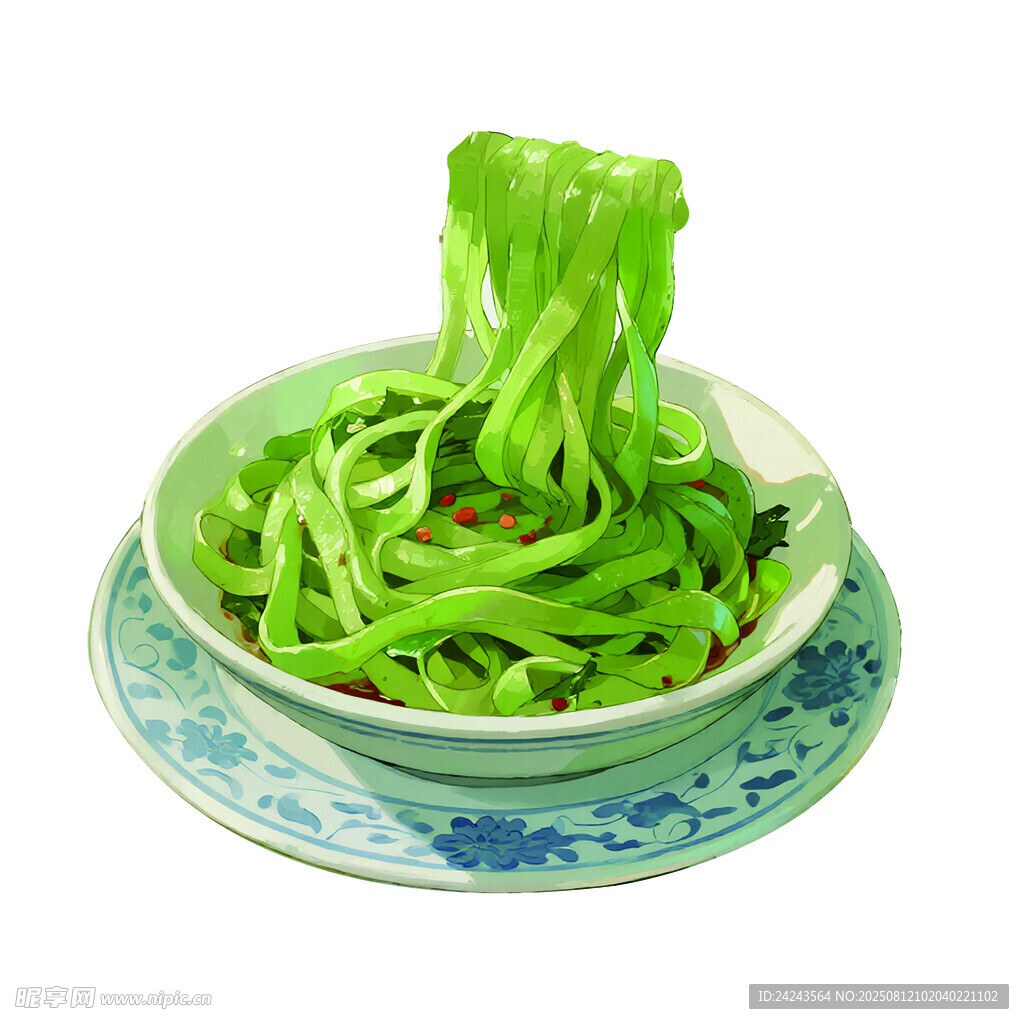翠绿爽口凉拌菠菜粉条