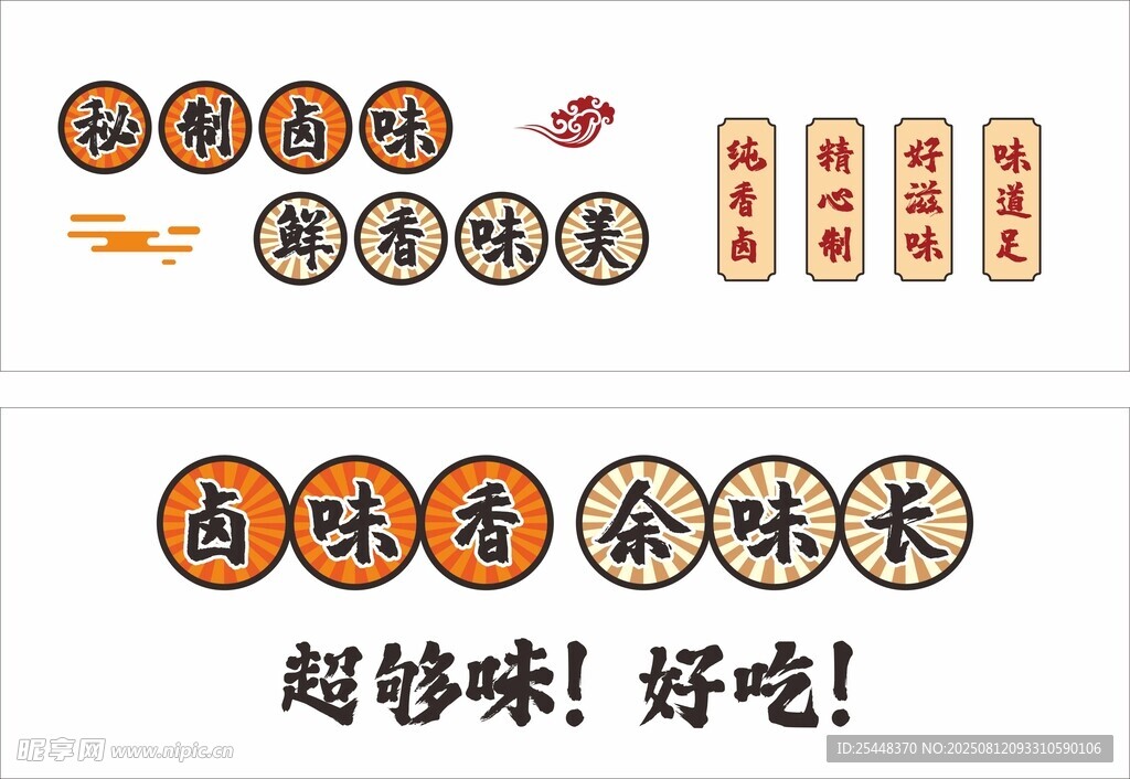 卤味店文化墙