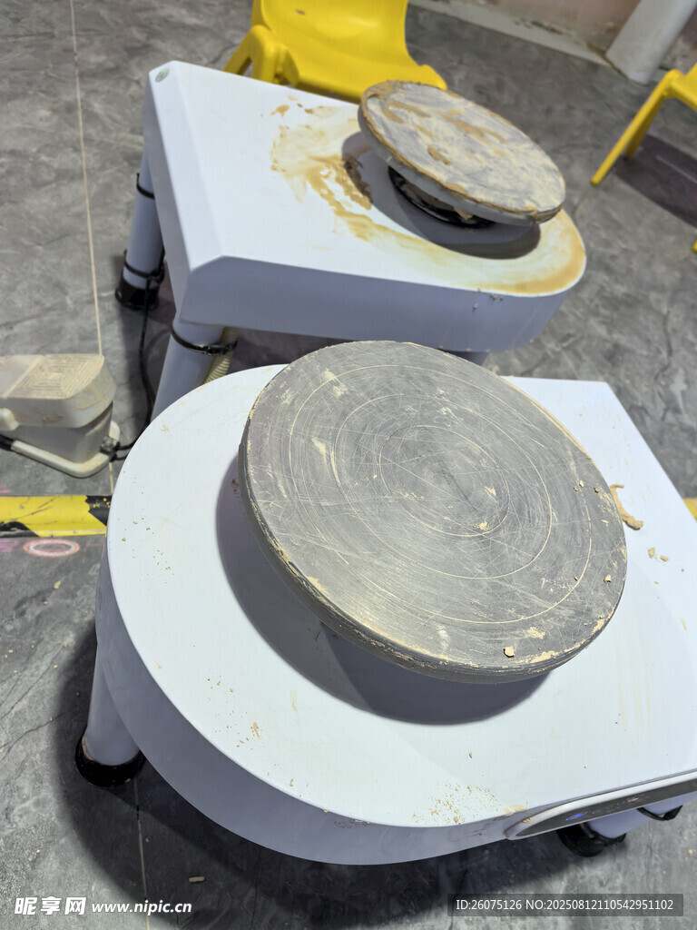 陶土工具圆形底座设备