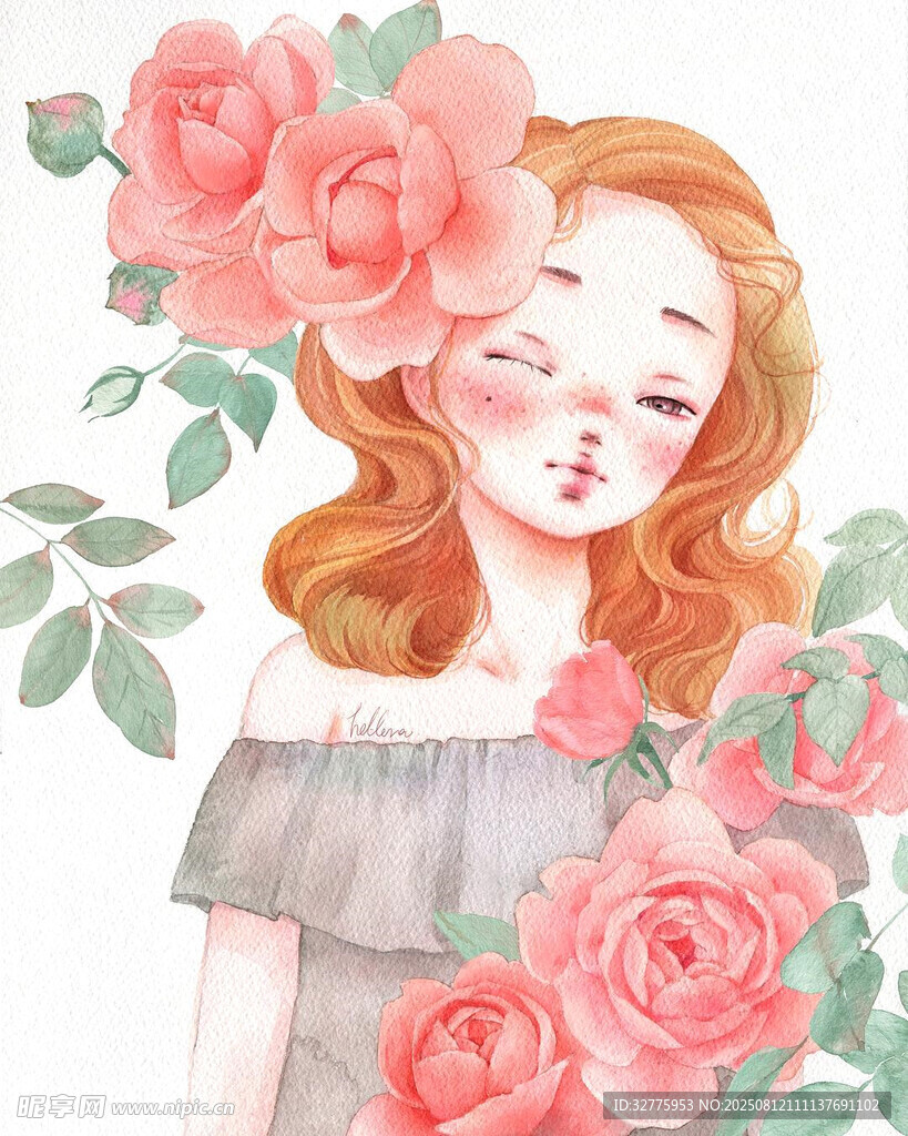 水彩画