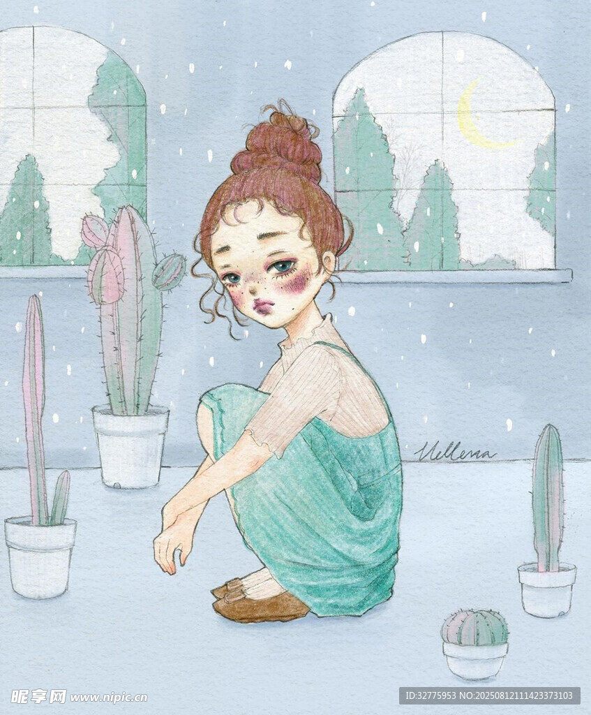 水彩画