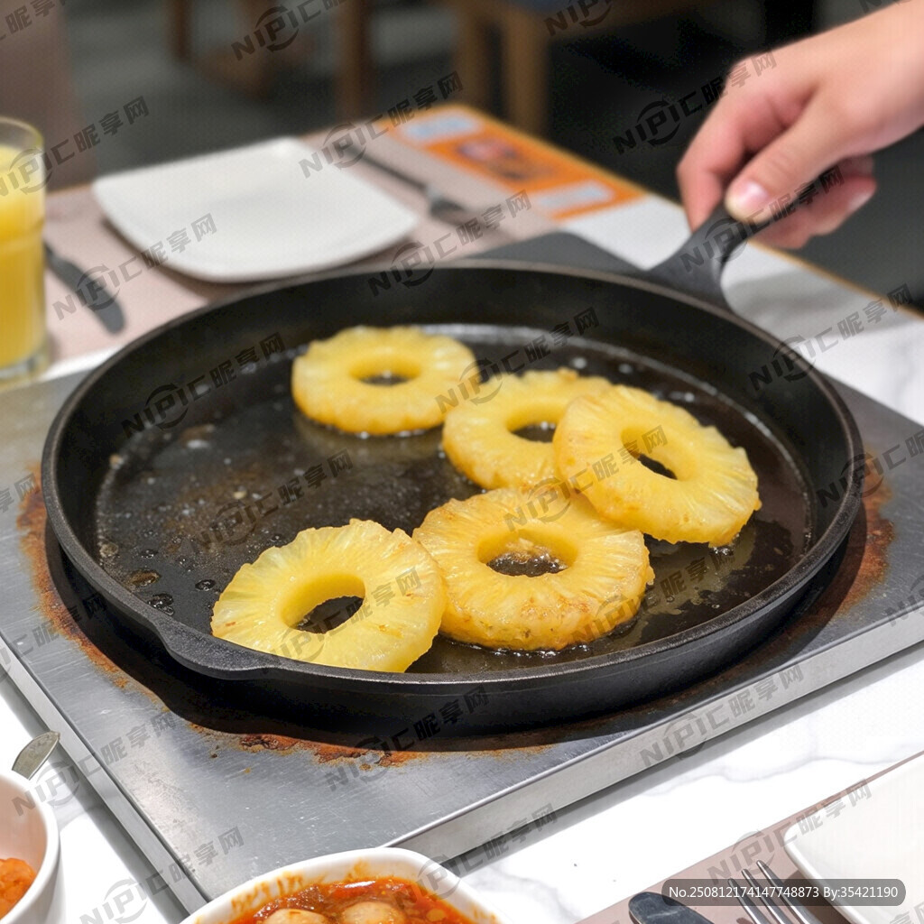 煎菠萝圈商用餐饮图片