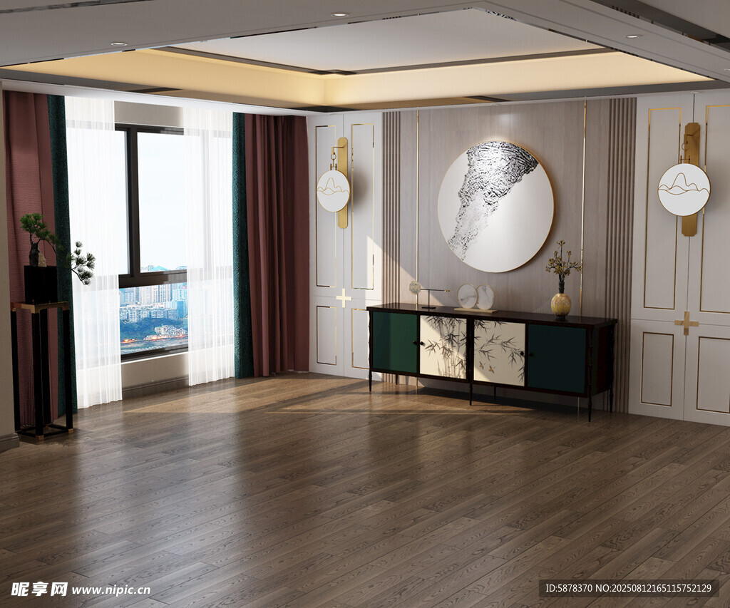 现代简约风客厅室内场景