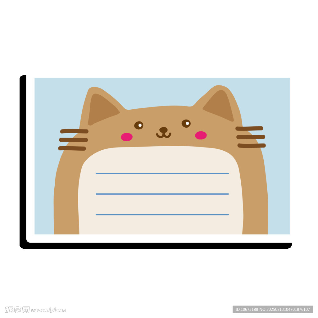 猫咪主题可爱笔记本