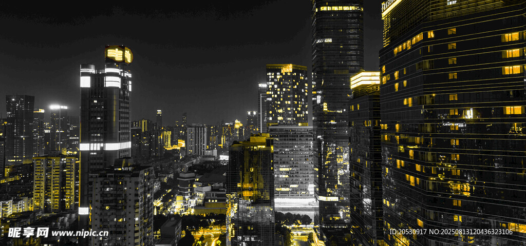 都市璀璨夜景