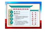 胡同居民责任牌
