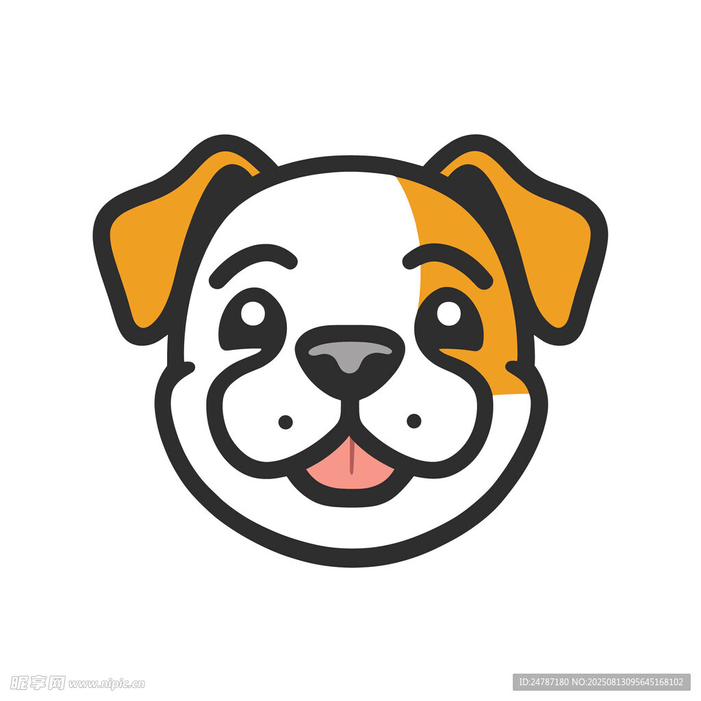 卡通斗牛犬