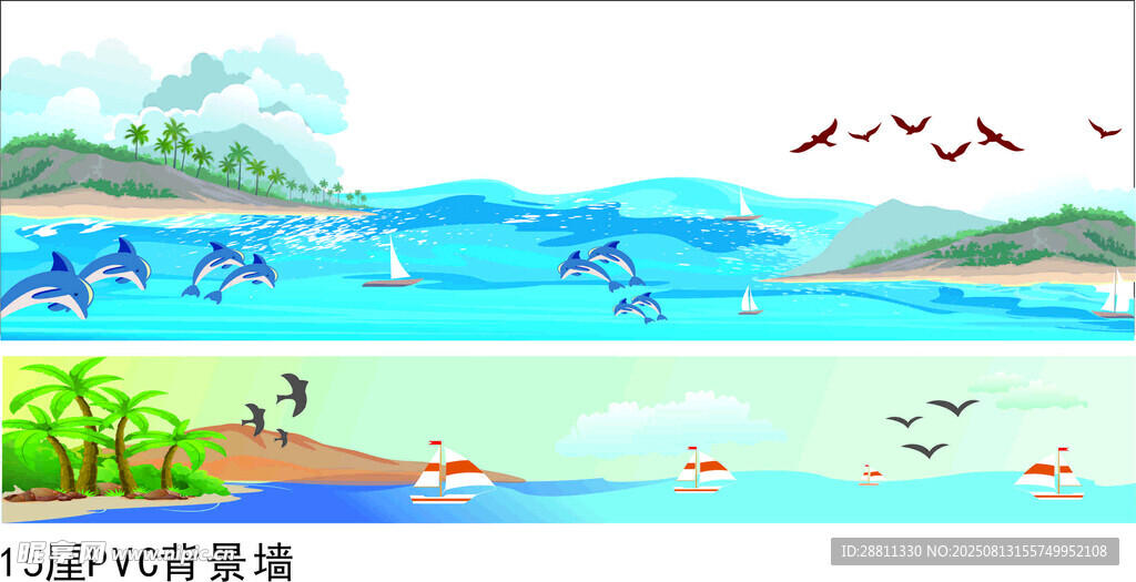 海边度假风景图