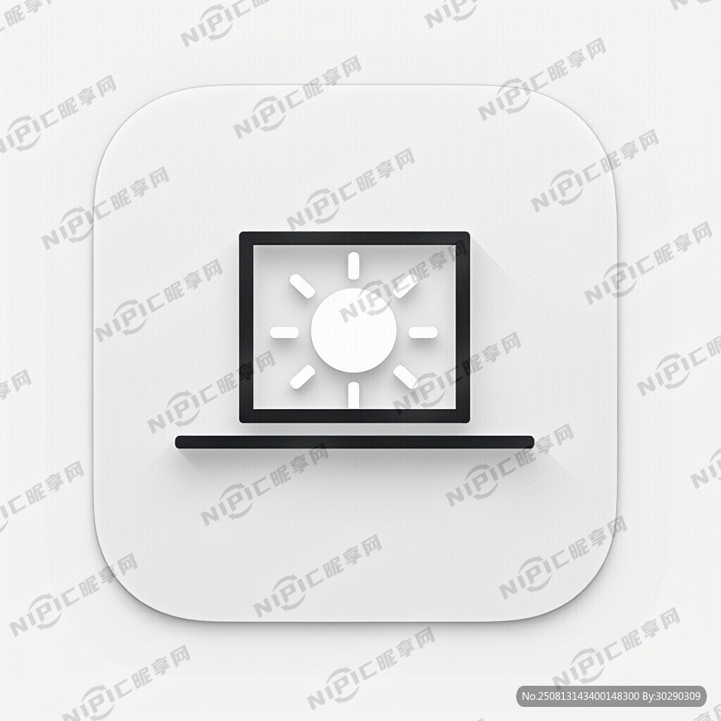 一个表现光照进窗口的简单符号