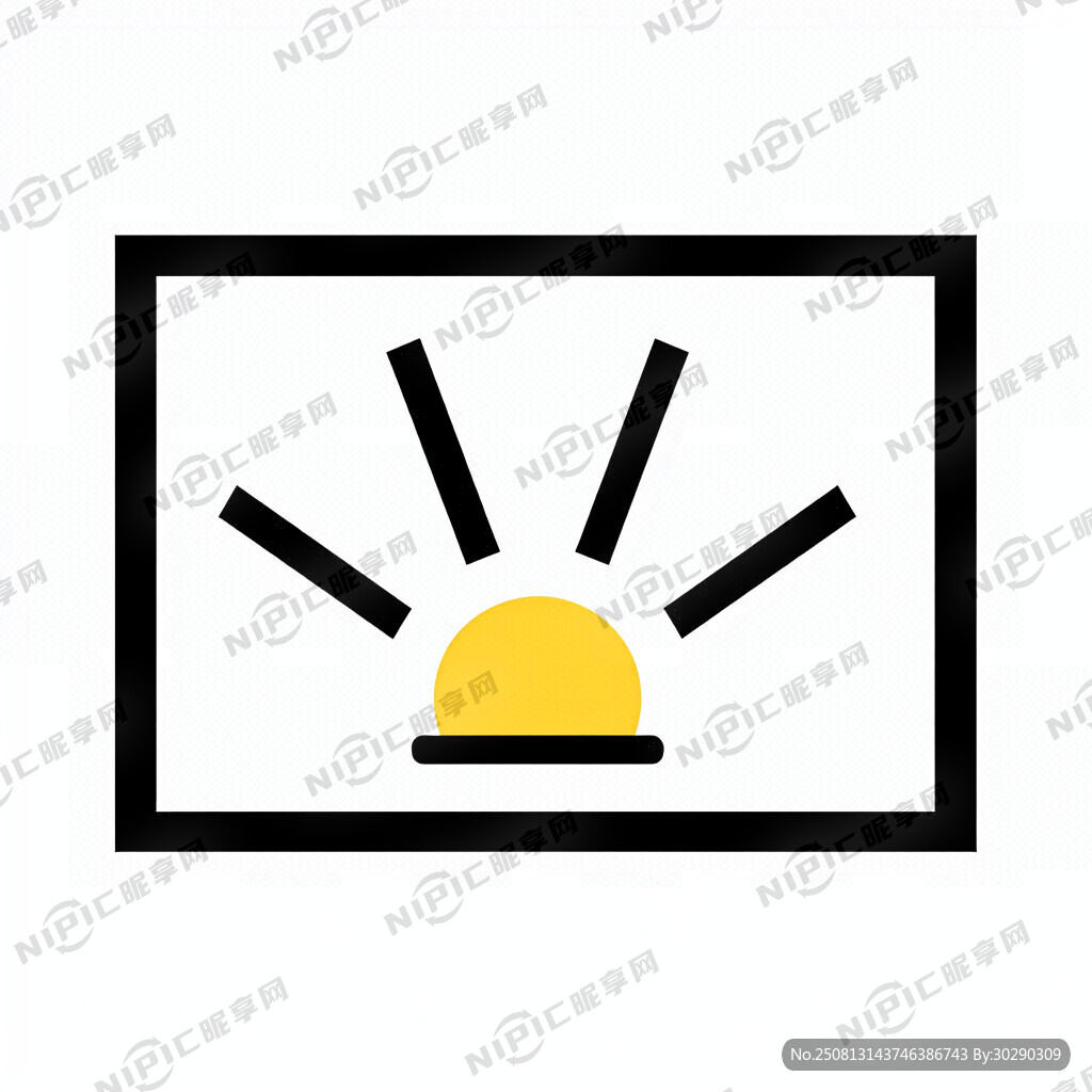 一个表现一束光光照进窗口的简单