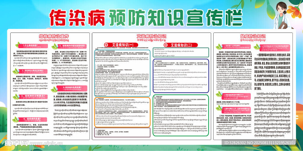 传染病预防知识宣传栏