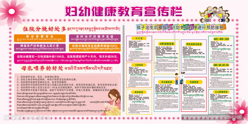 妇幼健康教育宣传栏